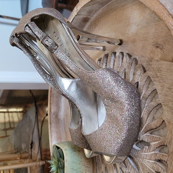 Guess Huele Glitter Platform stiletto - Picture 4 of 6